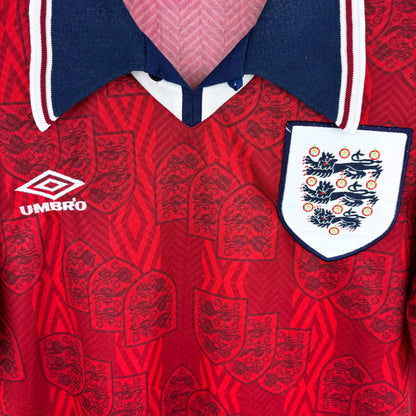 England 1993-1994 Umbro Away Football Shirt