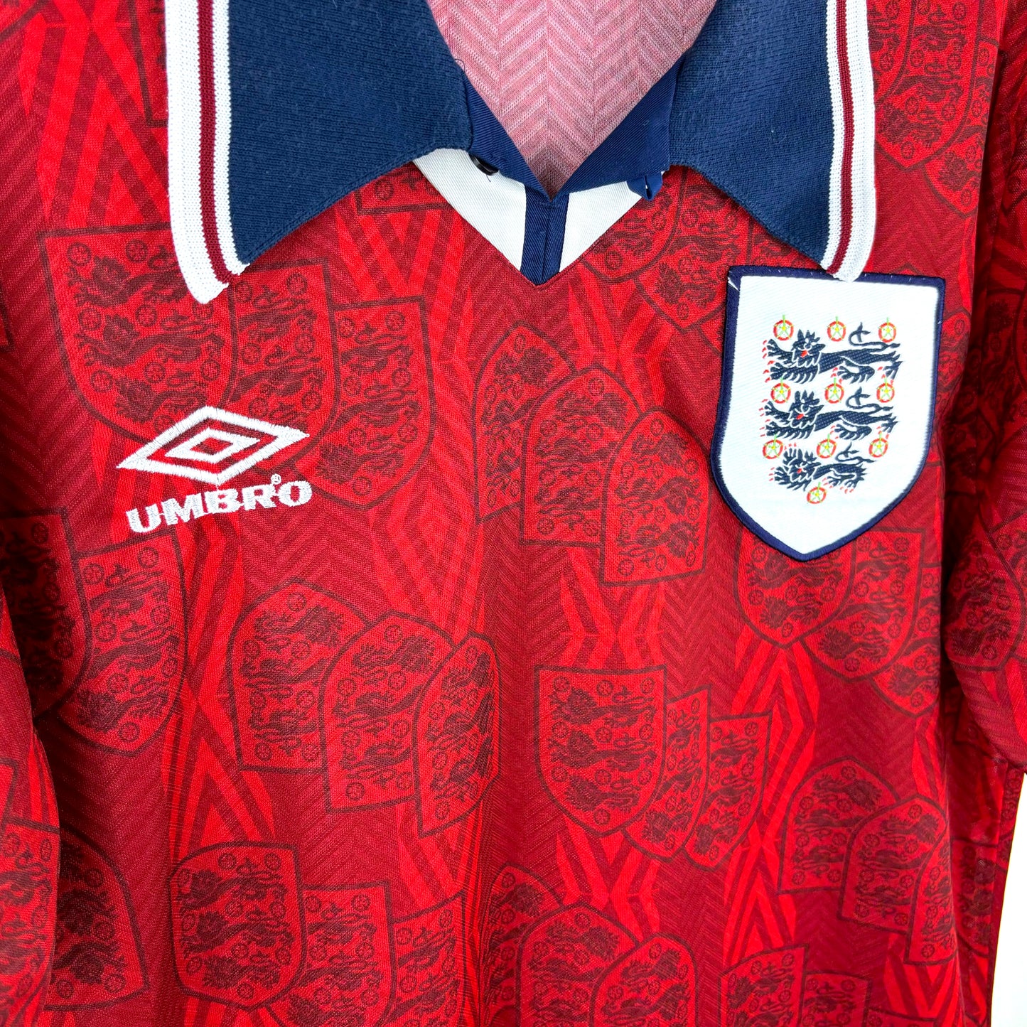 England 1993-1994 Umbro Away Football Shirt
