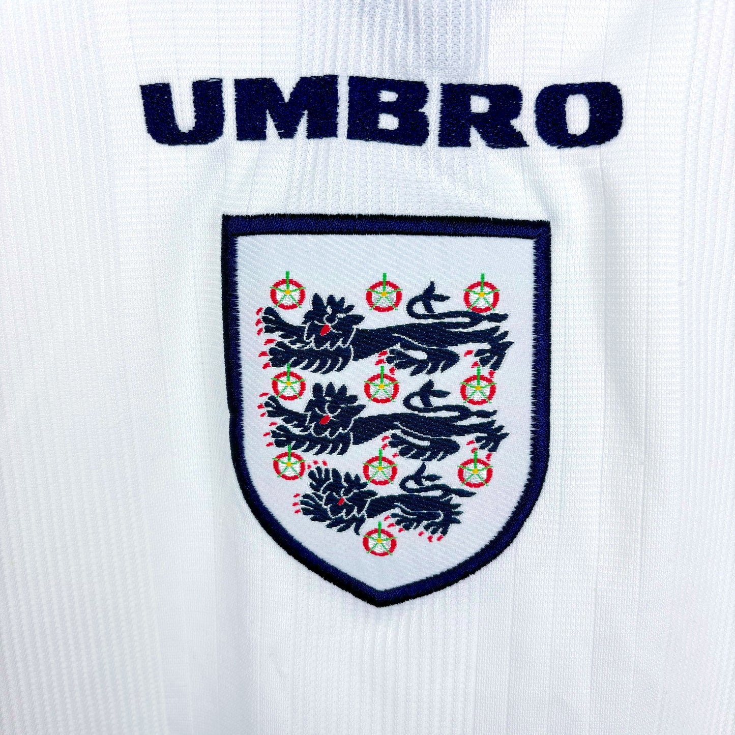 England 1996-1997 Umbro Home Football Shirt