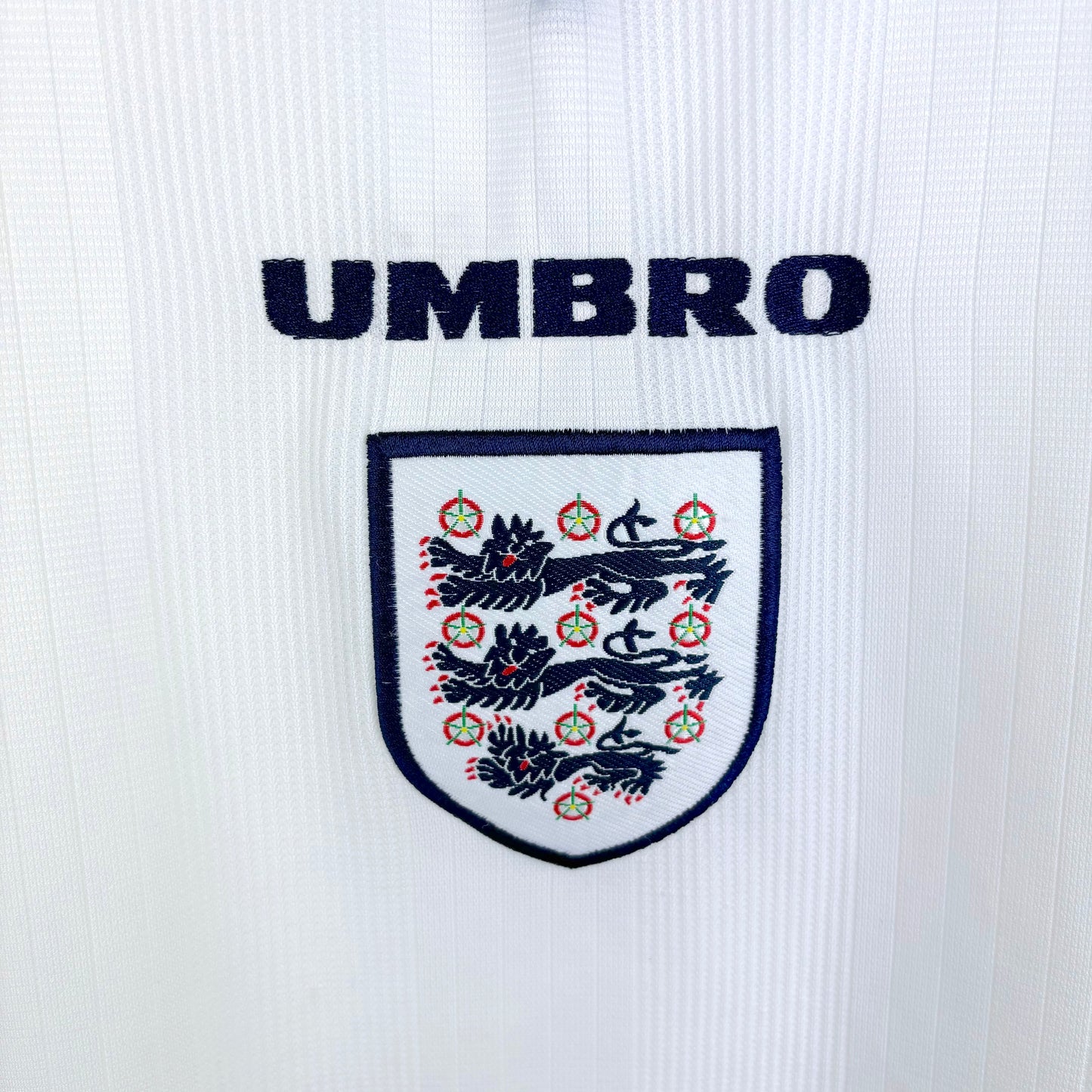 England 1996-1997 Umbro Home Football Shirt