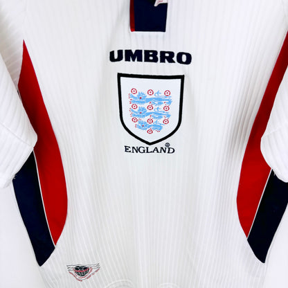 England 1998-1999 Umbro Home Football Shirt