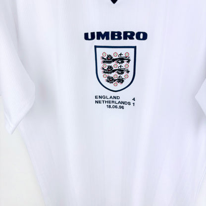 England 1996-1997 Umbro Home Football Shirt