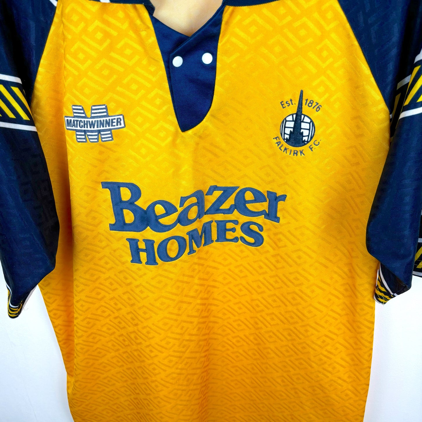 Falkirk 1994-1995 Matchwinner Away Football Shirt