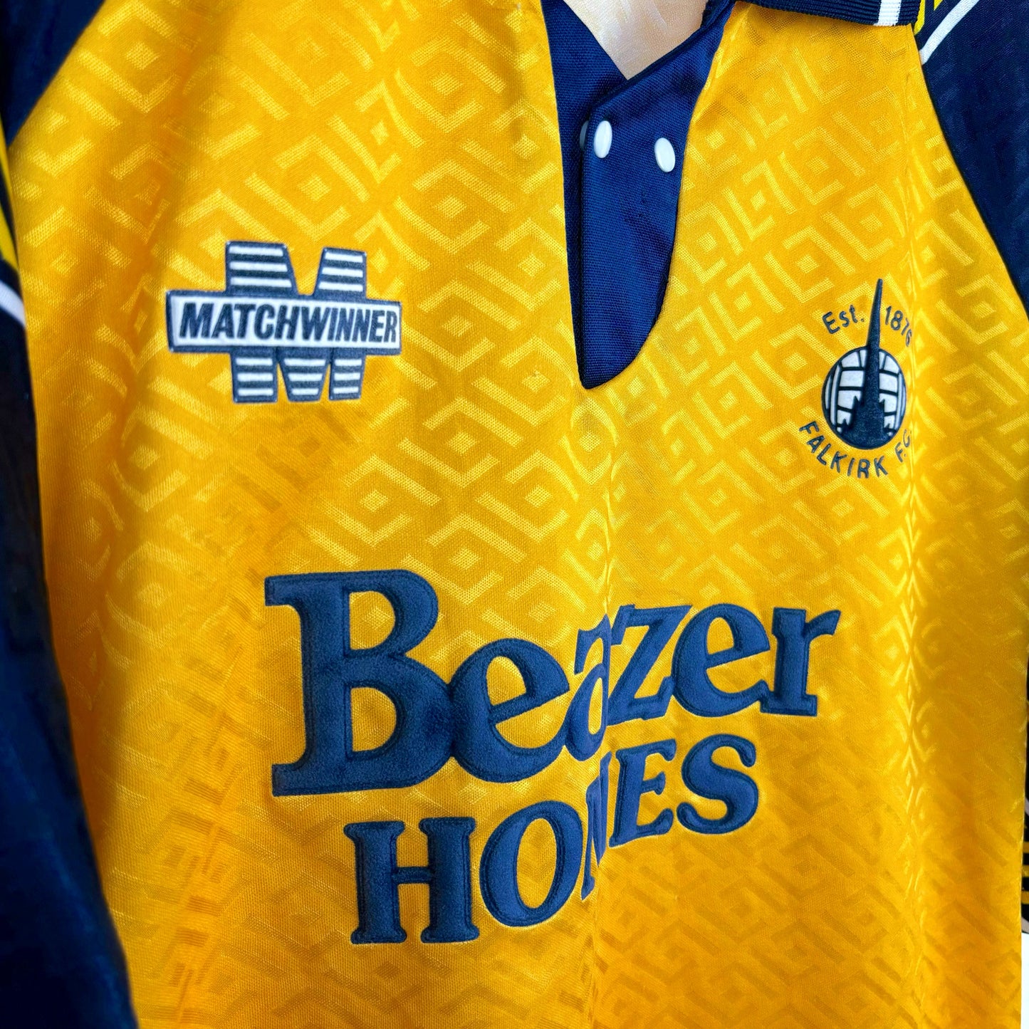 Falkirk 1994-1995 Matchwinner Away Football Shirt