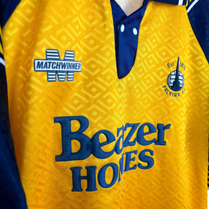 Falkirk 1994-1995 Matchwinner Away Football Shirt