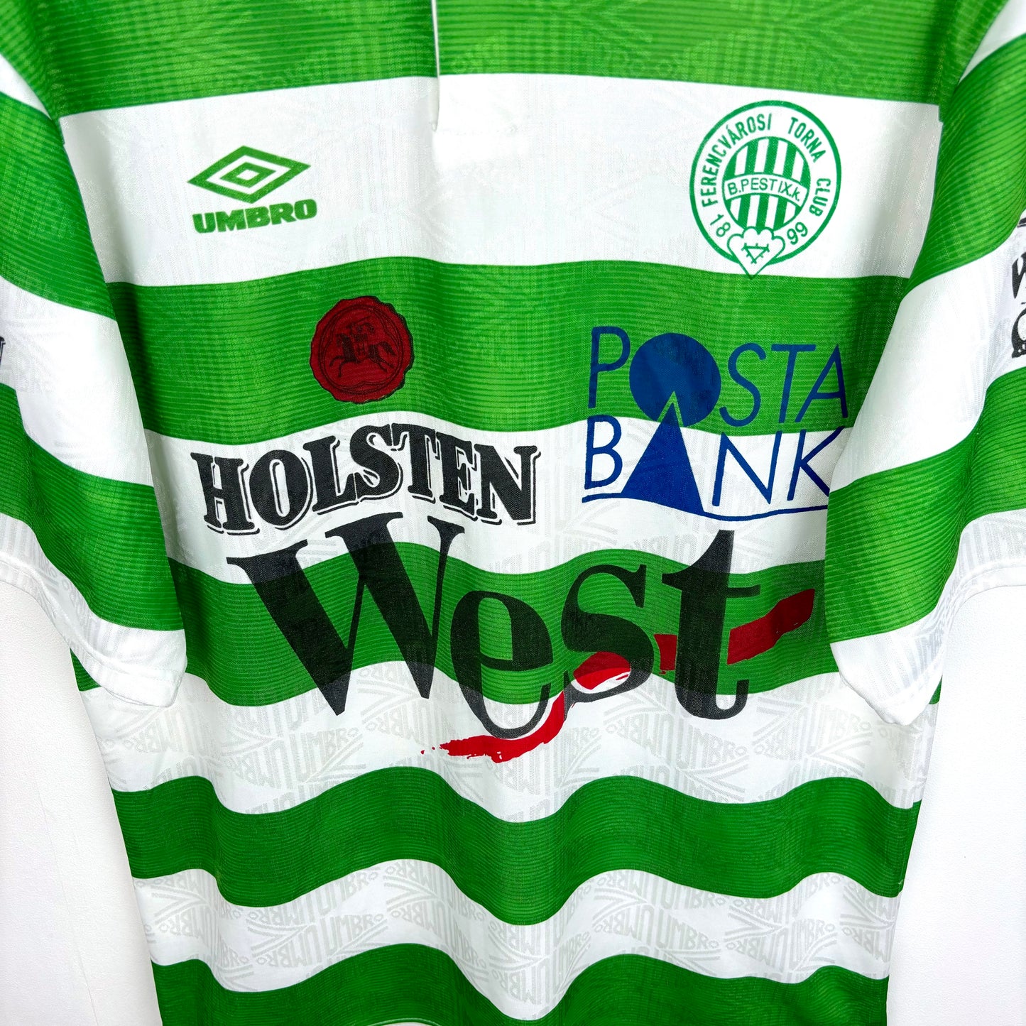 Ferencvaros 1992-1993 Umbro Home Football Shirt