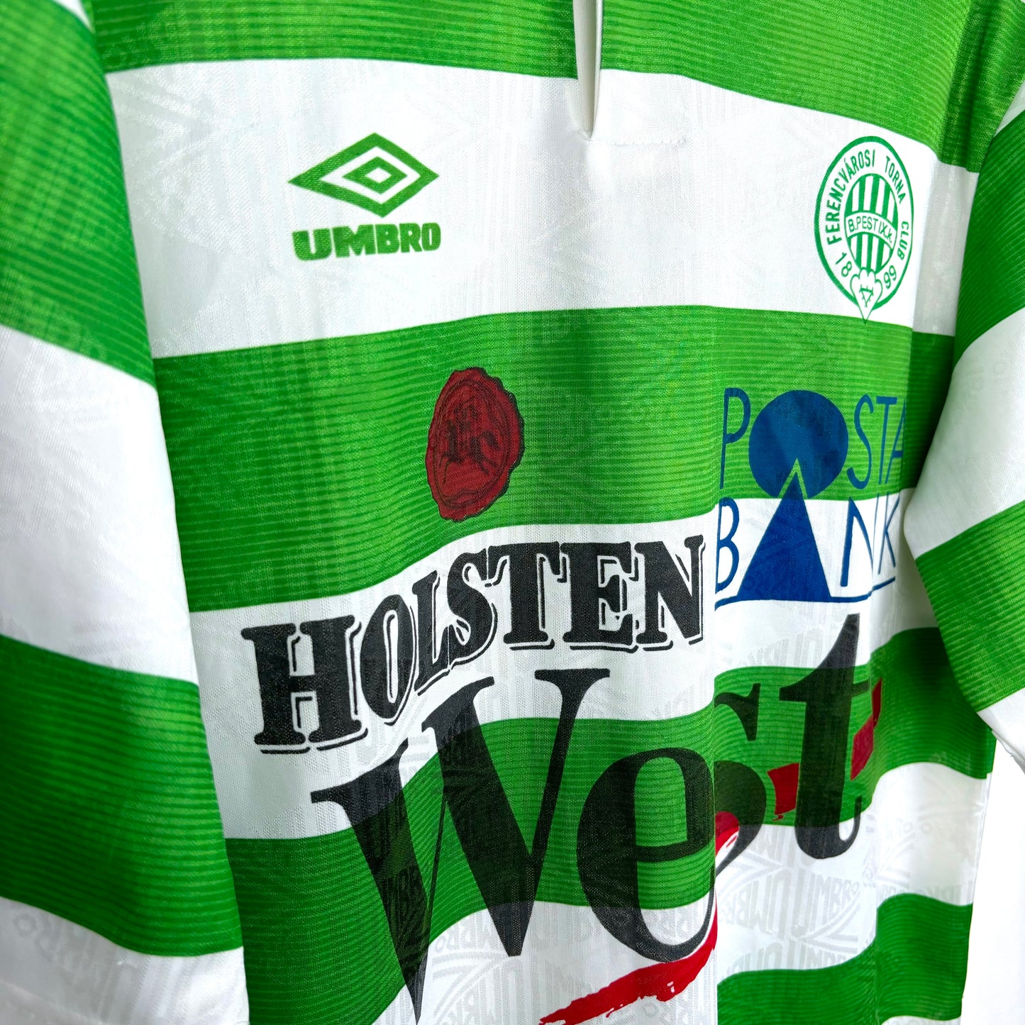 Ferencvaros 1992-1993 Umbro Home Football Shirt