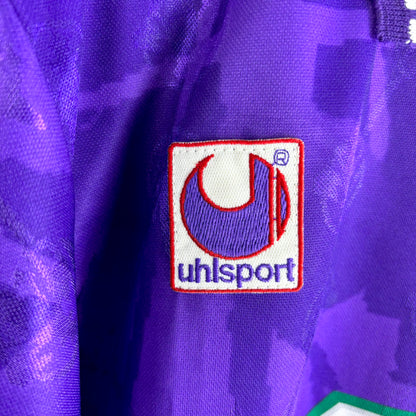 Fiorentina 1993-1994 Uhlsport Home Football Shirt