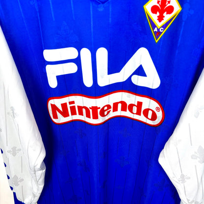 Fiorentina 1998-1999 Fila Nintendo Training Football Shirt