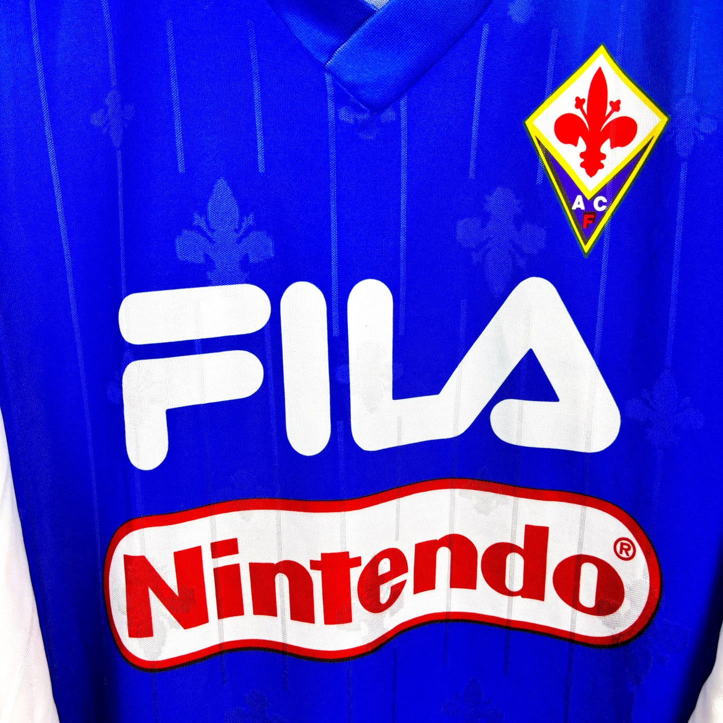 Fiorentina 1998-1999 Fila Nintendo Training Football Shirt