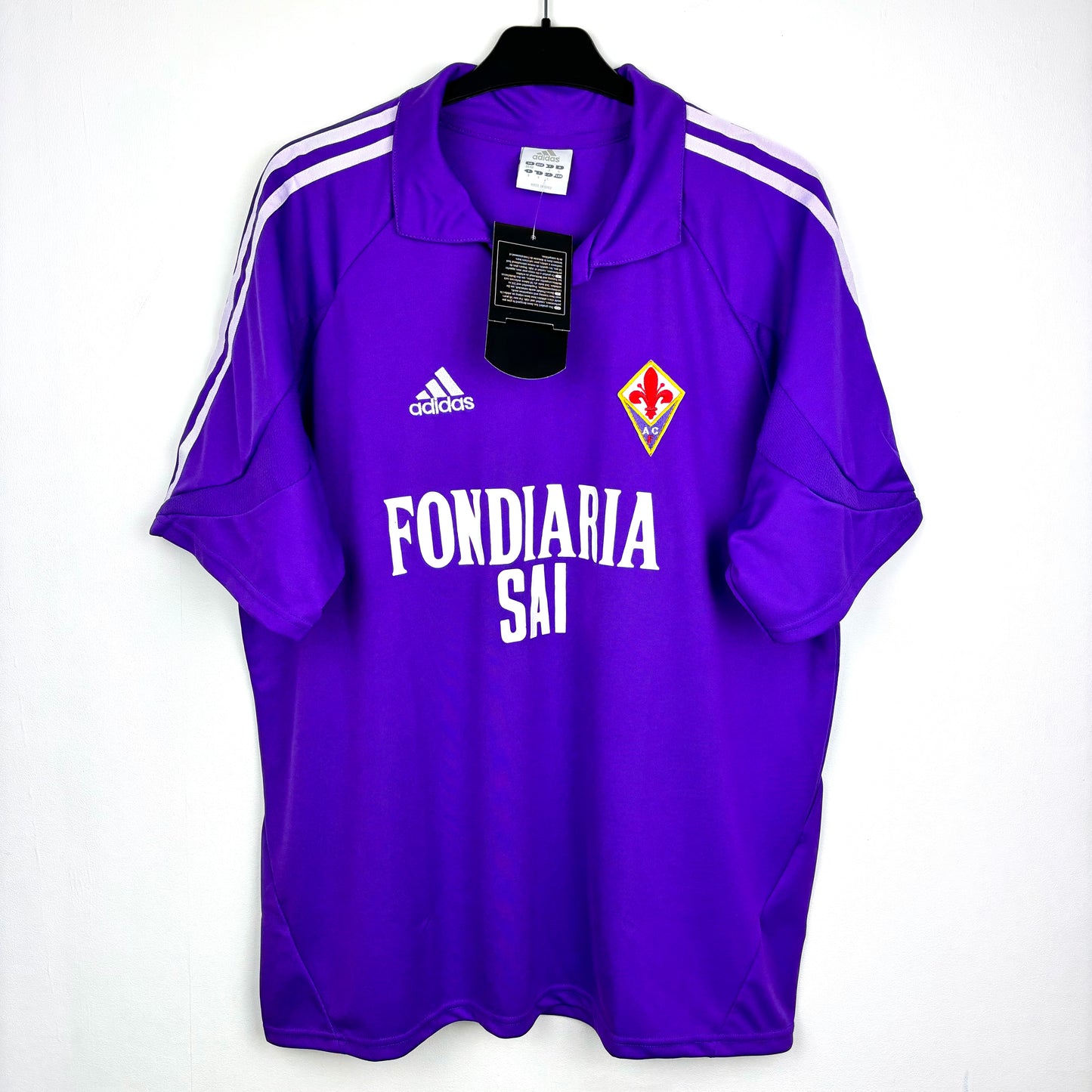 Fiorentina 2003-2004 Adidas Home Football Shirt Jersey BNWT