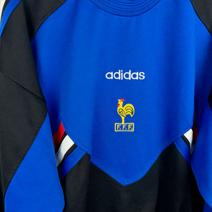 France 1994-1995 Adidas Football Training Sweatshirt