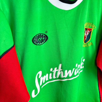Glentoran 2001-2002 Rossco Home Football Shirt Jersey