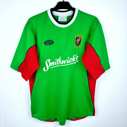 Glentoran 2001-2002 Rossco Home Football Shirt Jersey