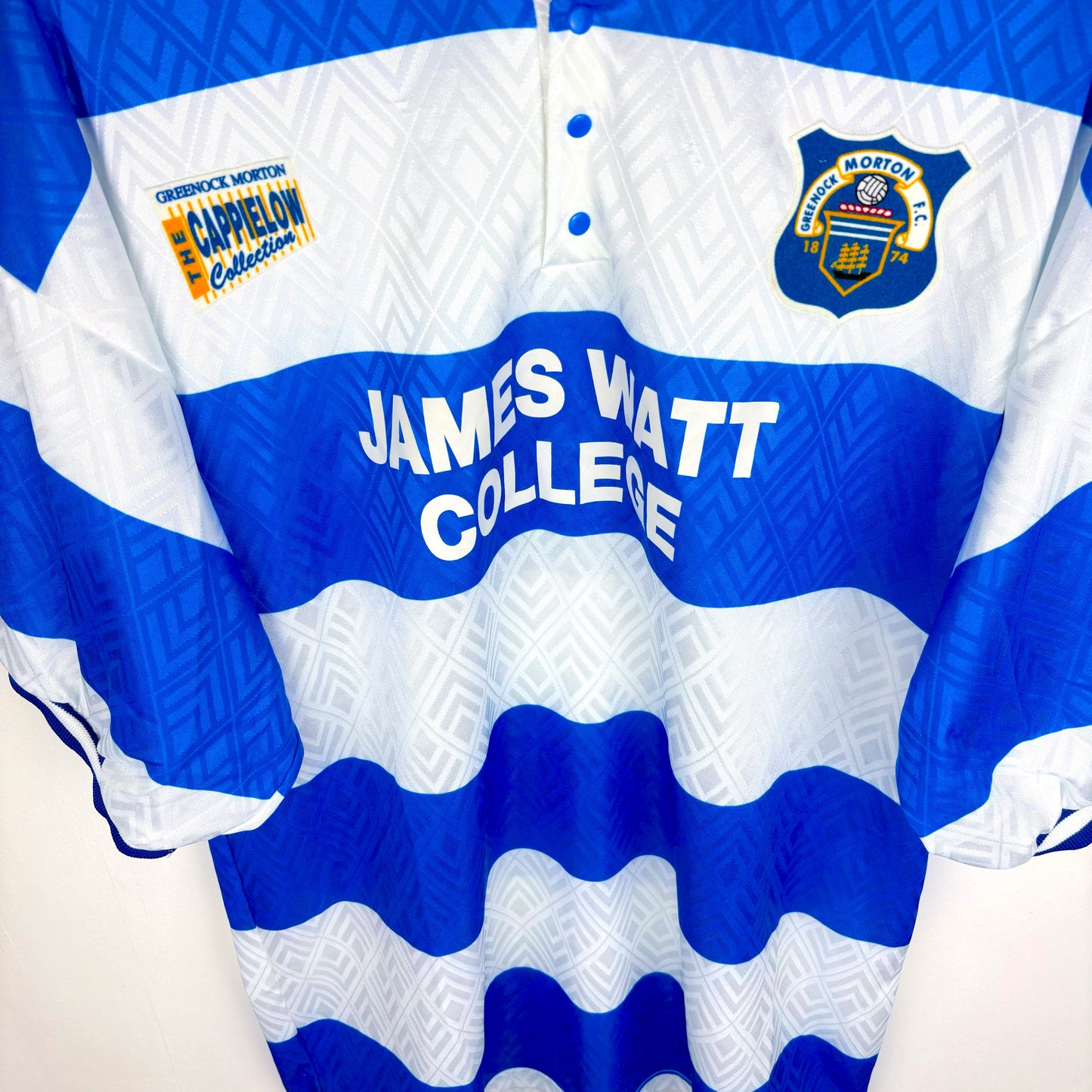 Greenock Morton 1996-1997 Home Football Shirt Jersey