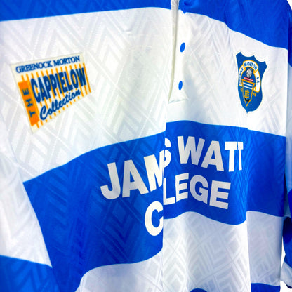 Greenock Morton 1996-1997 Home Football Shirt Jersey