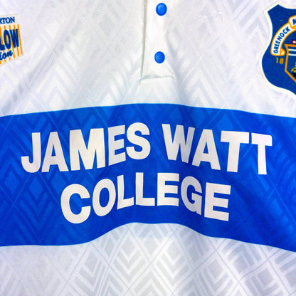 Greenock Morton 1996-1997 Home Football Shirt Jersey