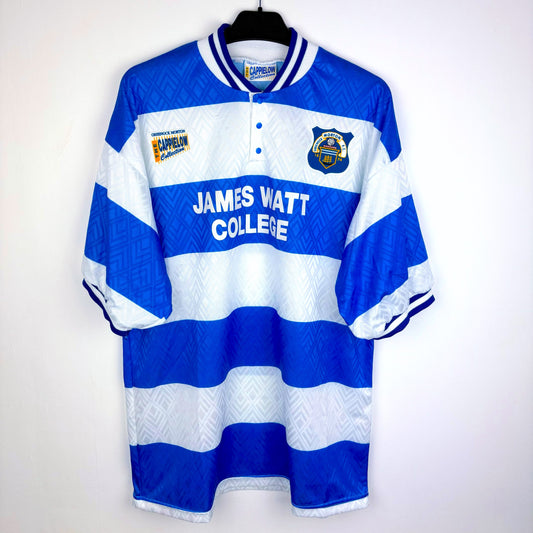 Greenock Morton 1996-1997 Home Football Shirt Jersey