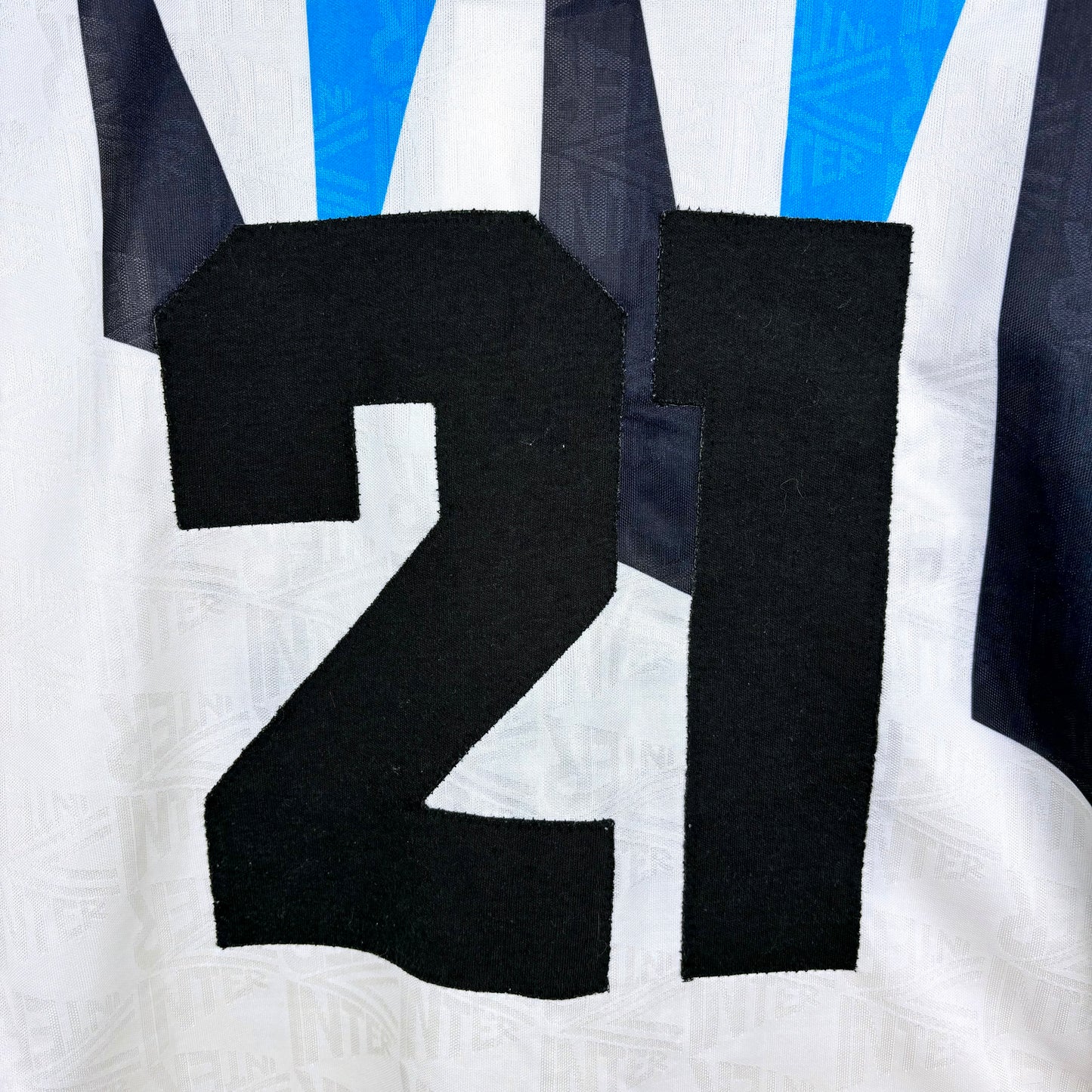 Inter Milan 1992-1993 Match Issue Umbro Away Football Shirt