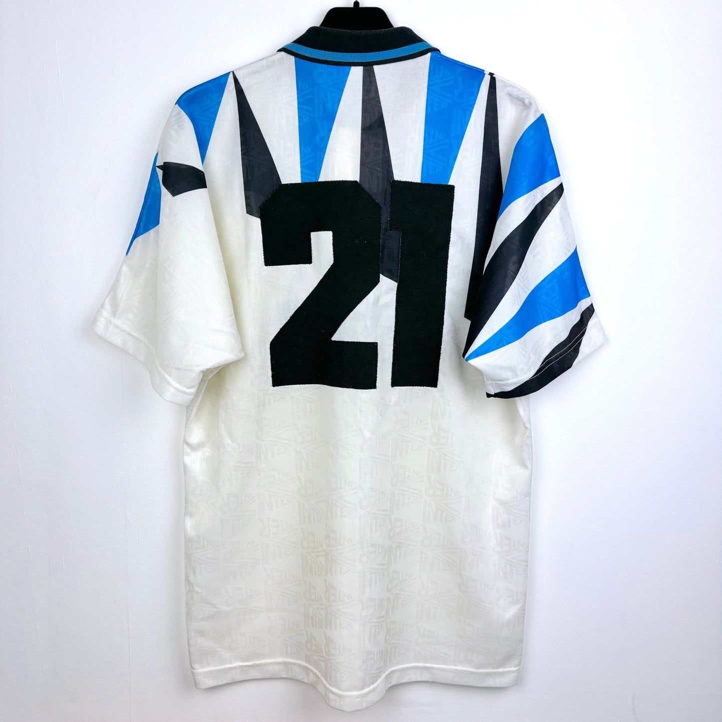 Inter Milan 1992-1993 Match Issue Umbro Away Football Shirt