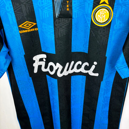 Inter Milan 1992-1994 Umbro Home Football Shirt