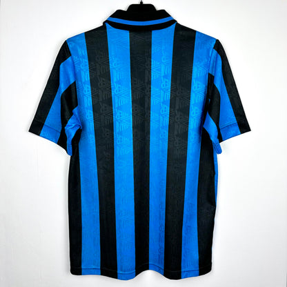 Inter Milan 1992-1994 Umbro Home Football Shirt