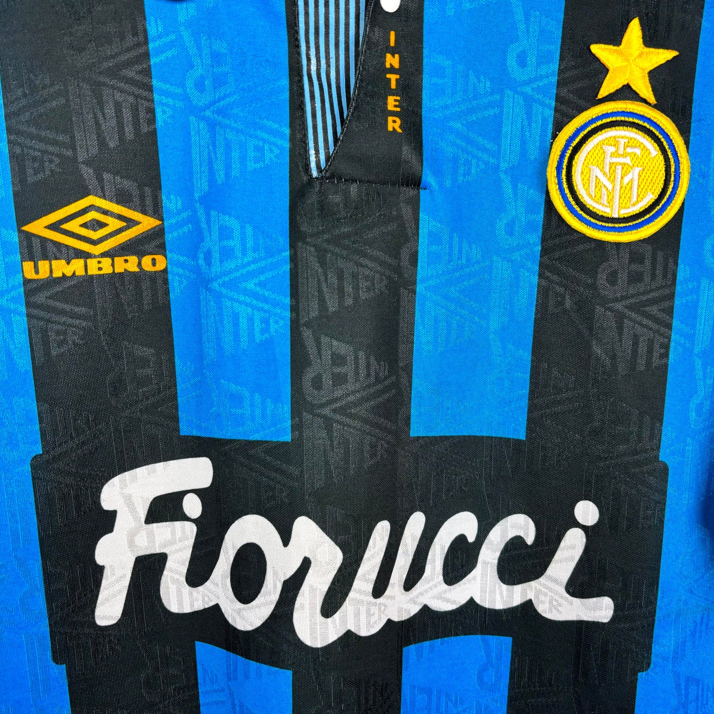 Inter Milan 1992-1994 Umbro Home Football Shirt
