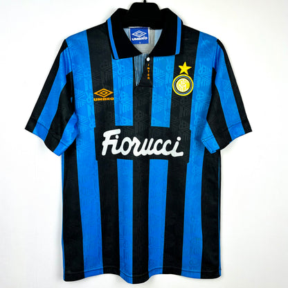Inter Milan 1992-1994 Umbro Home Football Shirt