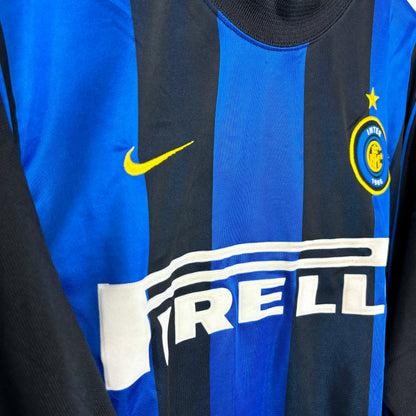 Inter Milan 2000-2001 Nike Home Football Shirt Jersey Longsleeve