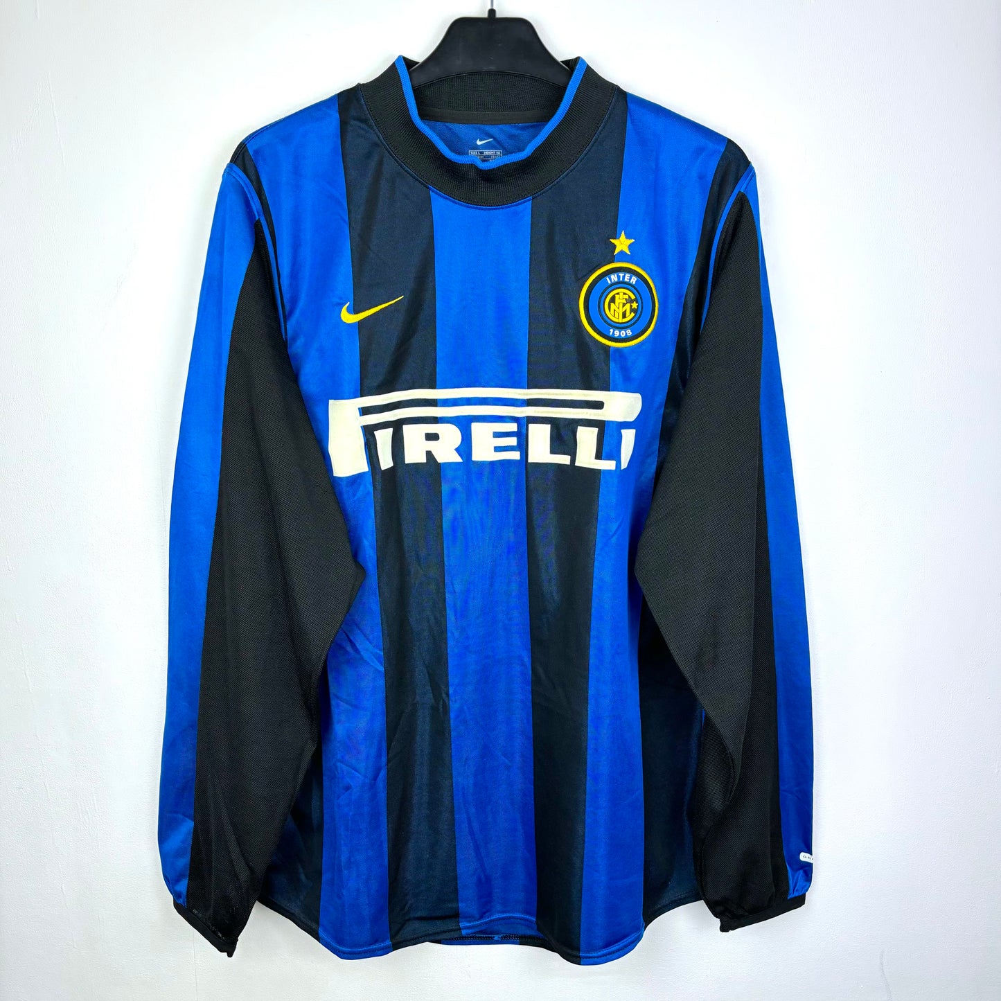 Inter Milan 2000-2001 Nike Home Football Shirt Jersey Longsleeve