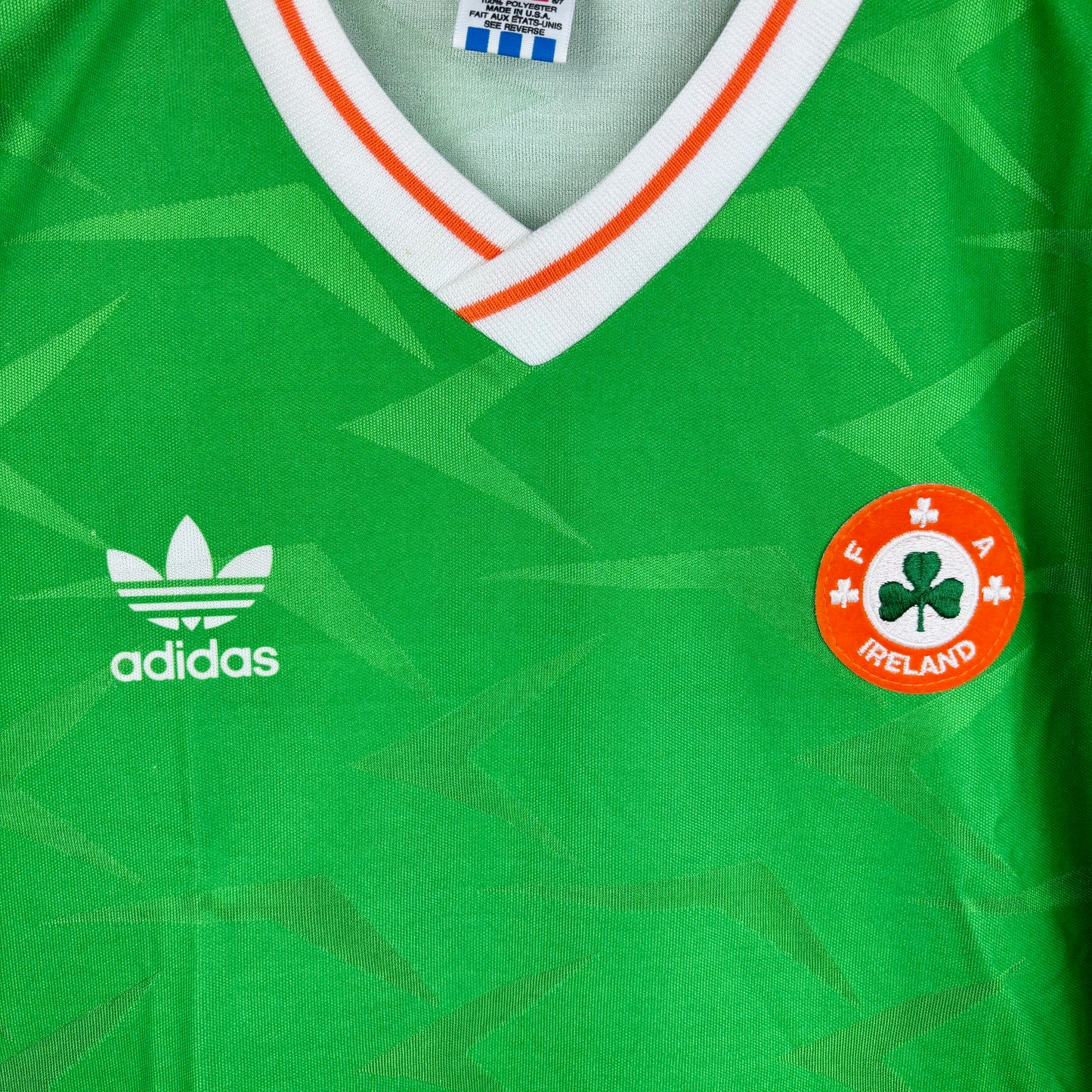 Ireland 1990-1992 Adidas Home Football Shirt