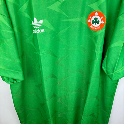Ireland 1990-1992 Adidas Home Football Shirt