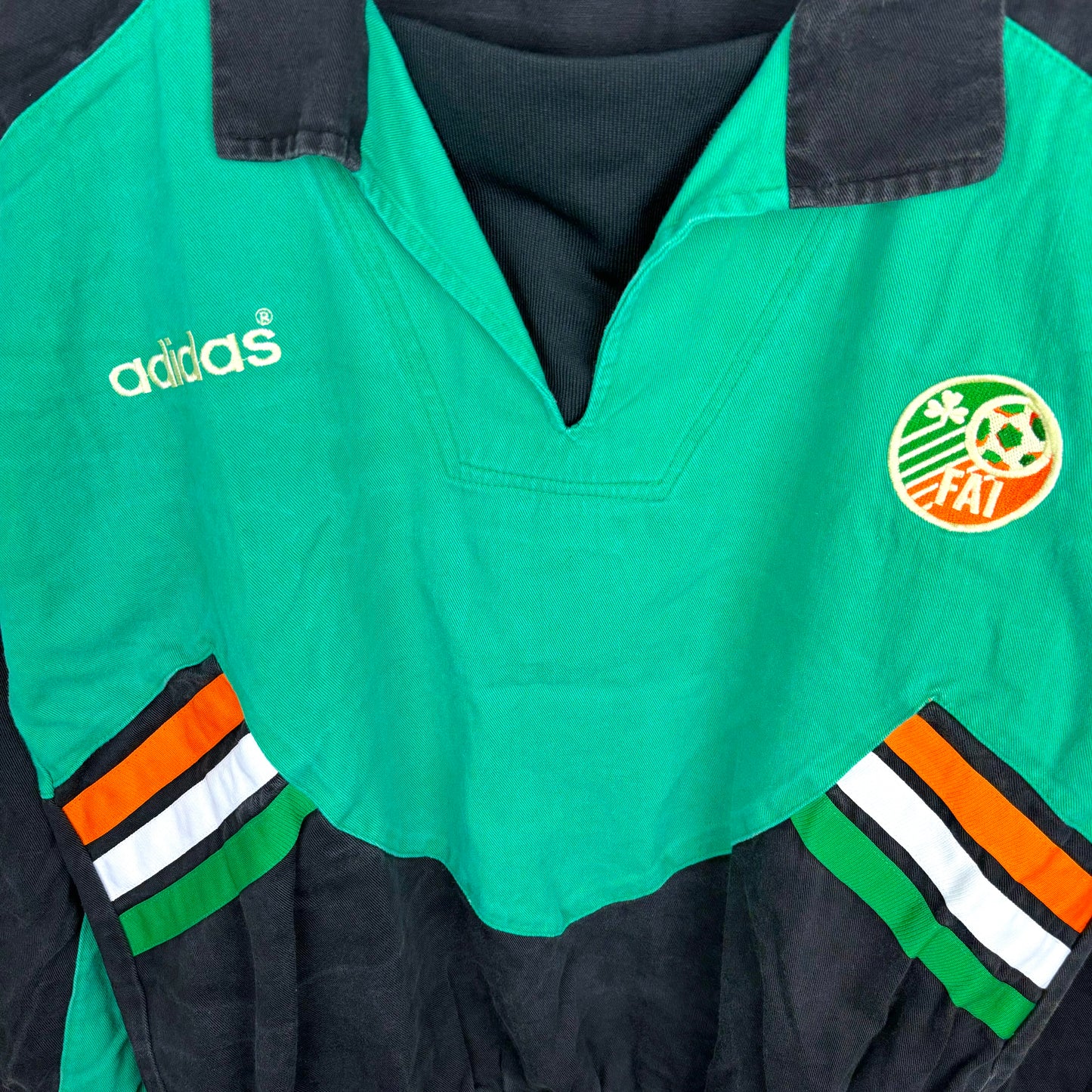 Ireland 1992-1994 Adidas Football Training Drill Sweatshirt