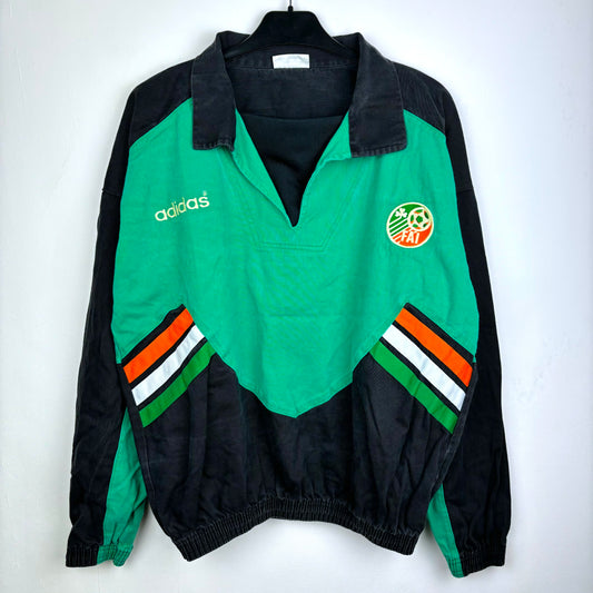 Ireland 1992-1994 Adidas Football Training Drill Sweatshirt