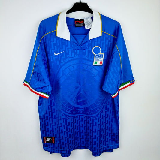 Italy 1995-1996 Nike Home Football Shirt