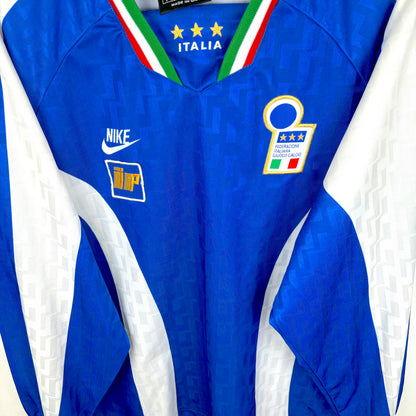 Italy 1996-1997 Nike Longsleeve Training Football Shirt