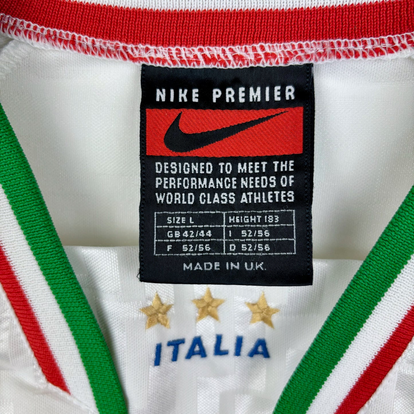 Italy 1996-1997 Nike Training Football Shirt