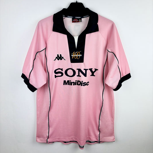Juventus 1997-1998 Kappa Centenary Pink Football Shirt