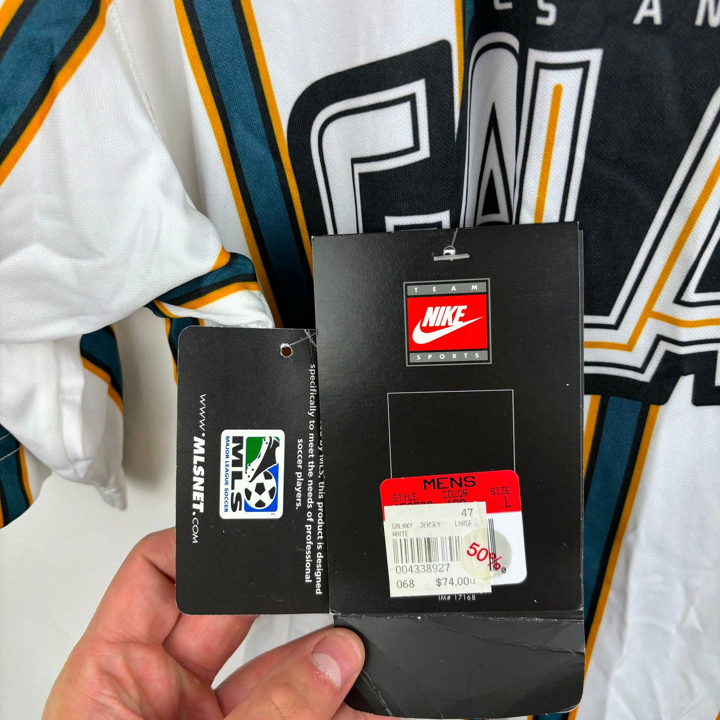 LA Galaxy 1998-1999 Nike Away Football Shirt BNWT