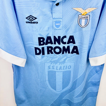 Lazio 1993-1995 Umbro Home Football Shirt