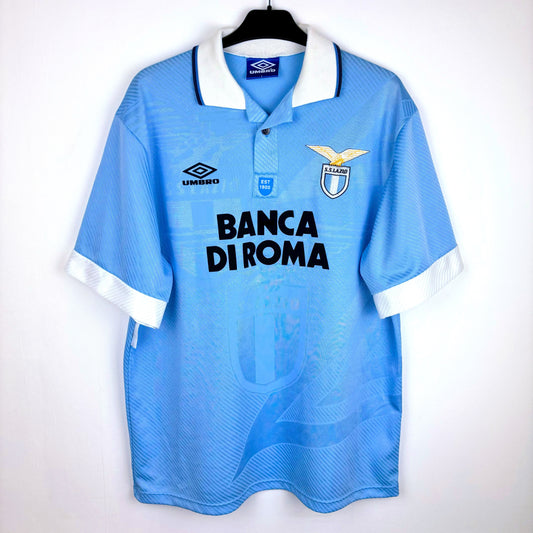 Lazio 1993-1995 Umbro Home Football Shirt