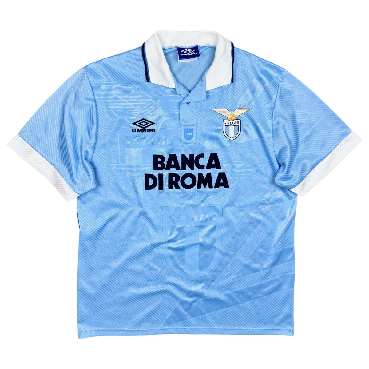 Lazio 1993-1995 Umbro Home Football Shirt