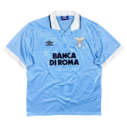 Lazio 1993-1995 Umbro Home Football Shirt