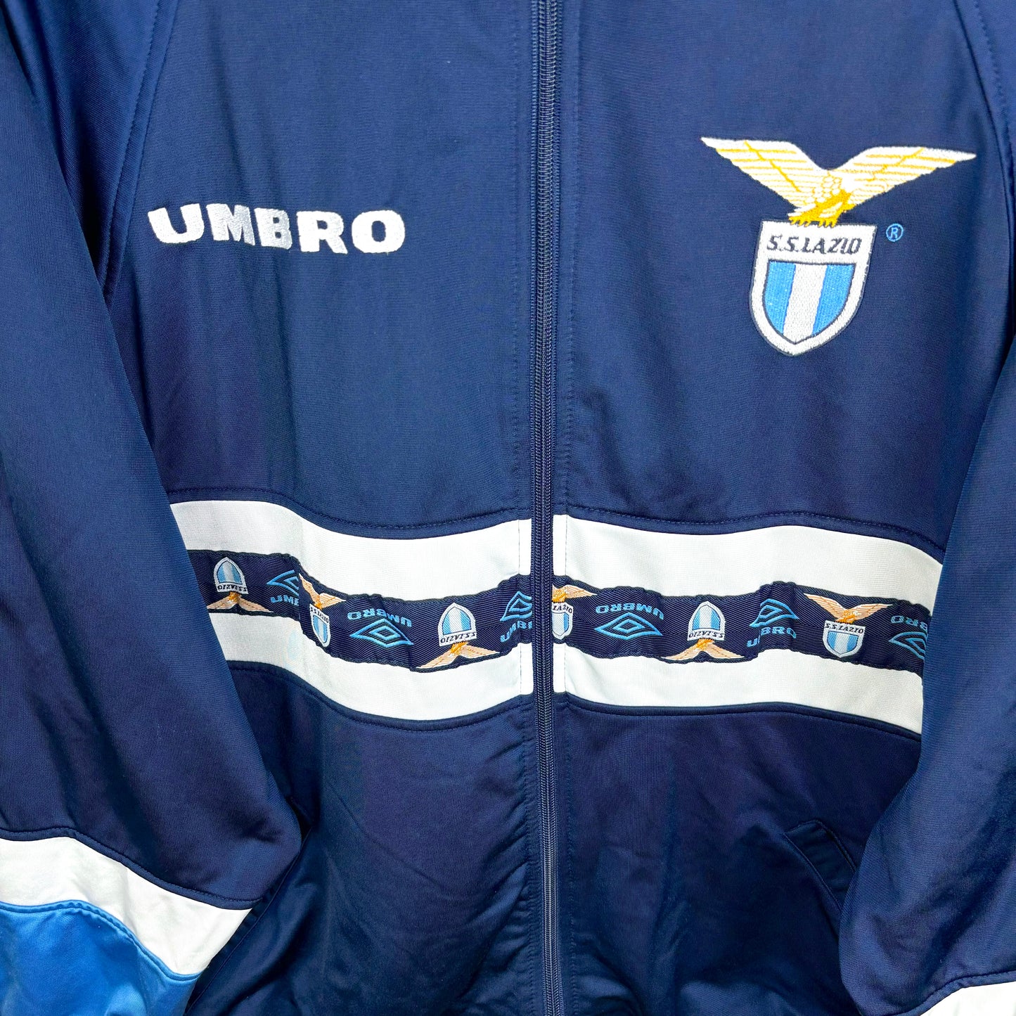 Lazio 1997-1998 Umbro Football Training Track Jacket