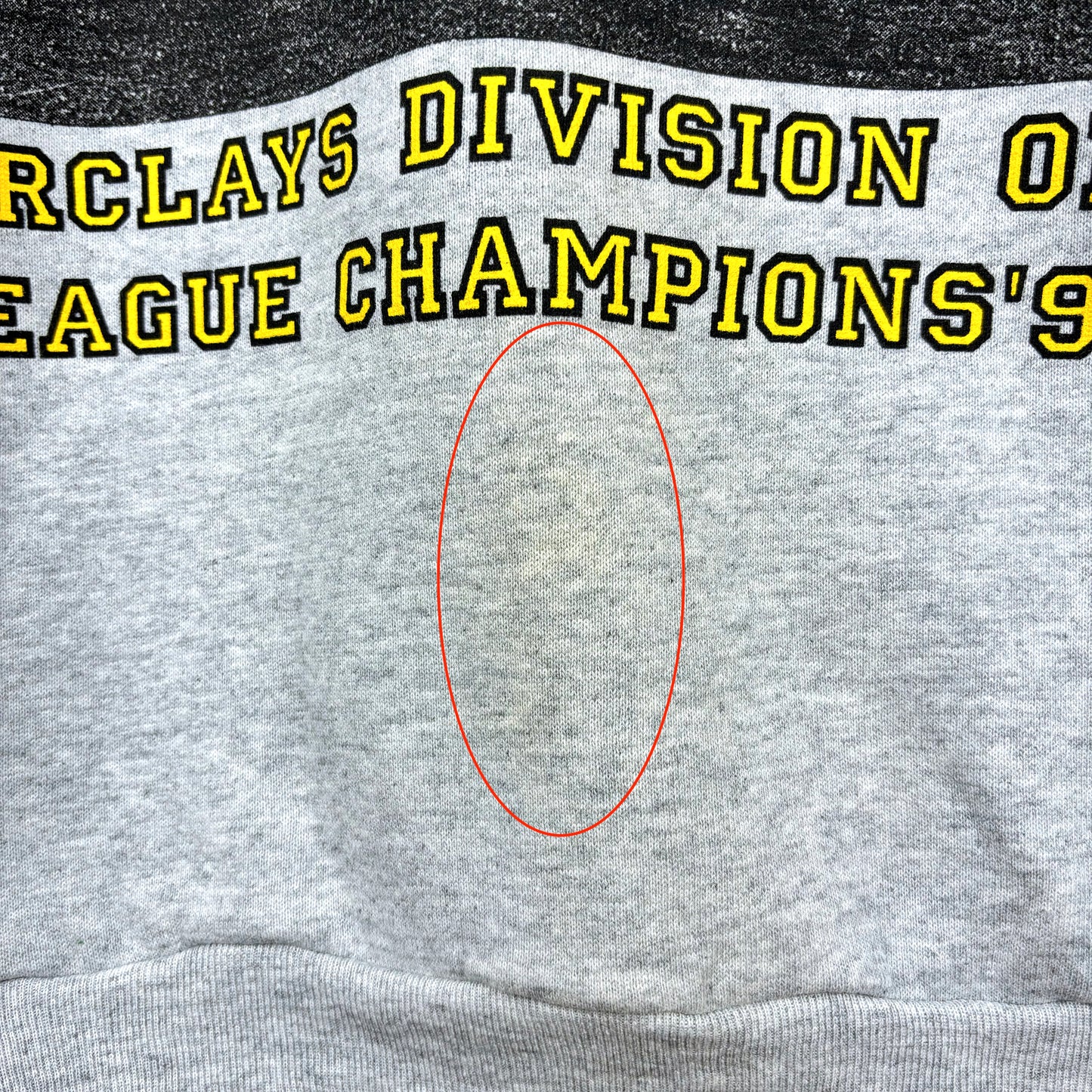 Leeds United 1974-1992 Champions Admiral Football Sweatshirt