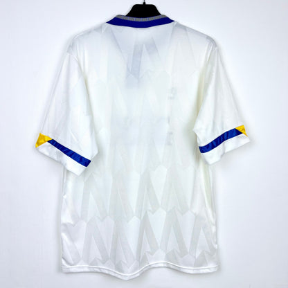 Leeds United 1990-1991 Umbro Home Football Shirt