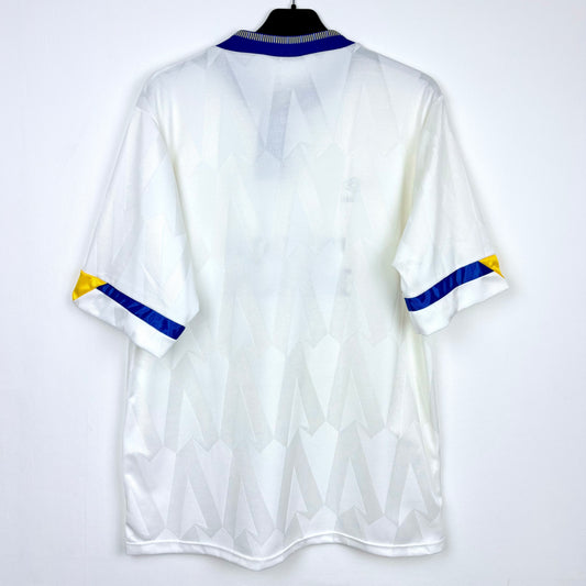 Leeds United 1990-1991 Umbro Home Football Shirt