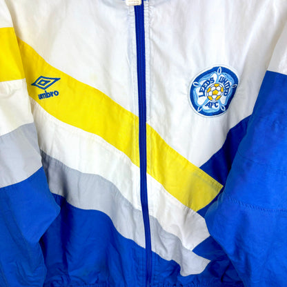 Leeds United 1990-1992 Umbro Football Track Jacket