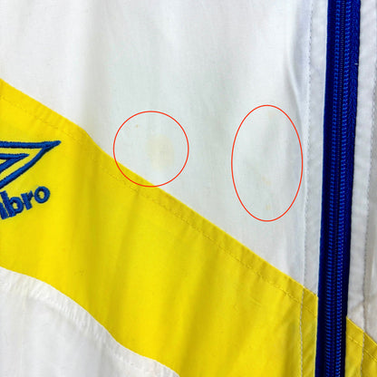 Leeds United 1990-1992 Umbro Football Track Jacket