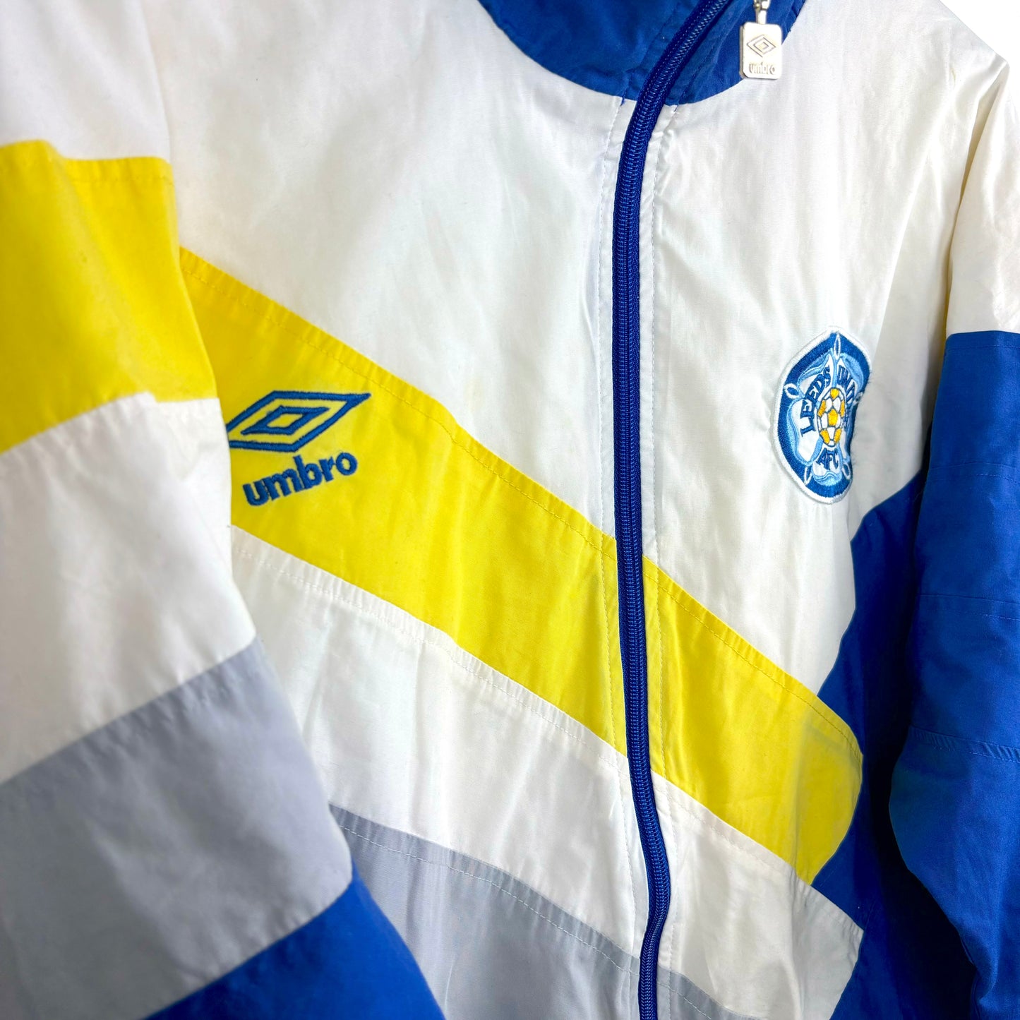 Leeds United 1990-1992 Umbro Football Track Jacket